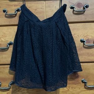 Armani Exchange, mini skirt, black, size 4.